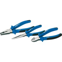 Draper Expert 3 Piece Soft Grip Heavy Duty Plier Set Draper Expert 3 Piece Soft Grip Heavy Duty Plier Set