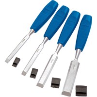 Draper 4 Piece Bevel Edge Wood Chisel Set
