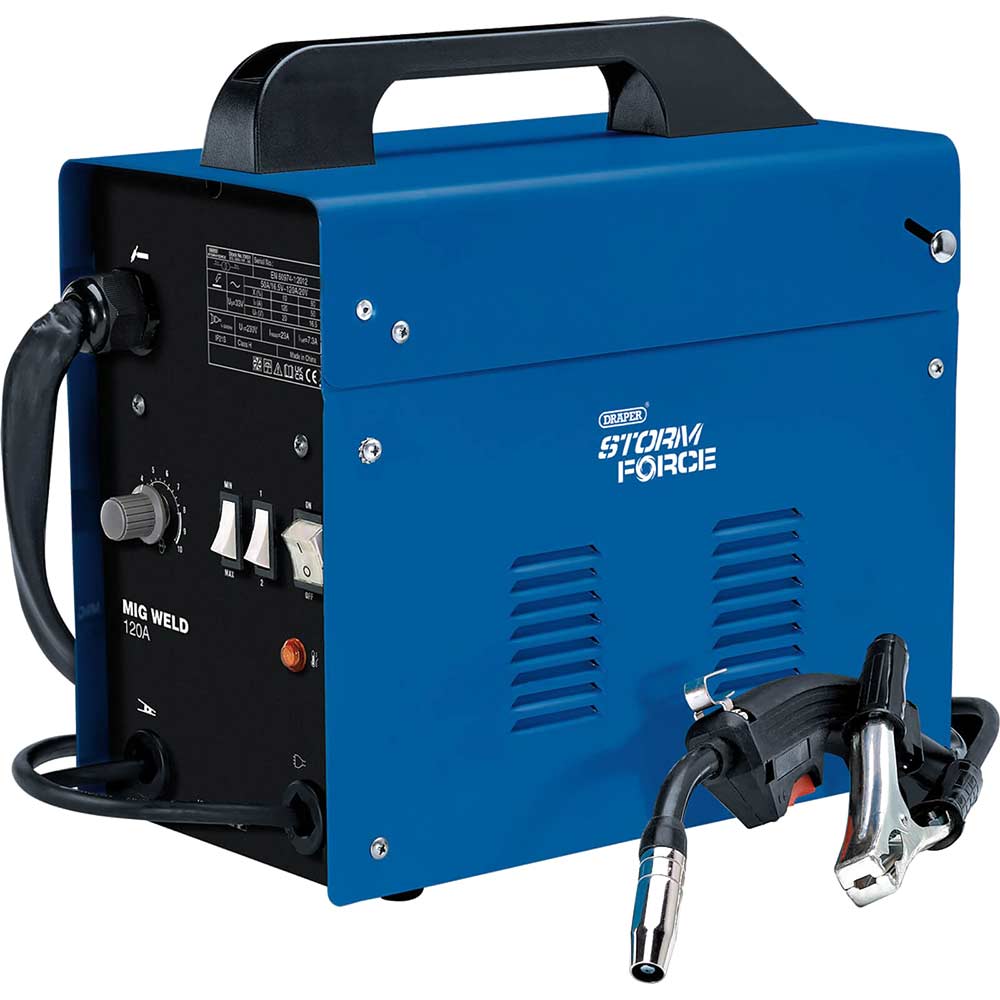 Draper Storm Force Mw120a/Sf Gasless 120A Mig Welder Size 13