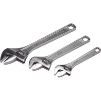 Draper 3 Piece Adjustable Spanner Set Draper 3 Piece Adjustable Spanner Set