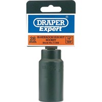 Draper Expert 1/2" Drive Bi Hexagon Impact Hub Nut Socket Metric