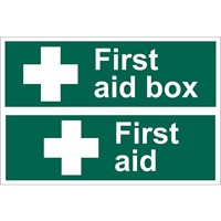 Draper First Aid Box Sign