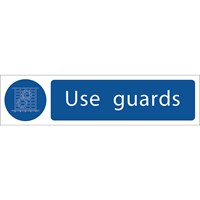 Draper Use Guards Sign