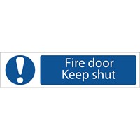 Draper Fire Door Keep Shut Sign
