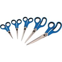 Draper 5 Piece Soft Grip Household Scissor Set Draper 5 Piece Soft Grip Household Scissor Set