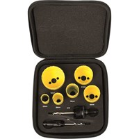 Starrett KFC06023 8 Piece General Purpose Hole Saw Set Starrett KFC06023 8 Piece General Purpose Hole Saw Set