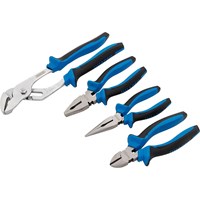 Draper 4 Piece Soft Grip Plier Set Draper 4 Piece Soft Grip Plier Set