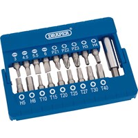Draper19 Piece Magnetic Bit Screwdriver Set Draper19 Piece Magnetic Bit Screwdriver Set