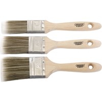 Draper Expert 3 Piece Synthetic Paint Brush Set Draper Expert 3 Piece Synthetic Paint Brush Set