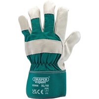 Draper Expert Fleece Lined Leather Garden Gloves