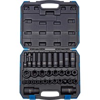 Draper 32 Piece Combination Drive Impact Hex Socket Set Metric Draper 32 Piece Combination Drive Impact Hex Socket Set Metric