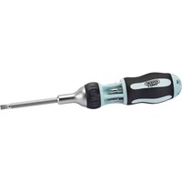 Draper Soft Grip 7 In 1 Ratcheting Screwdriver and Bit Set Draper Soft Grip 7 In 1 Ratcheting Screwdriver and Bit Set