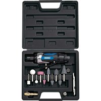 Draper DAT AGK Air Die Grinder and 15 Piece Accessory Kit Draper DAT AGK Air Die Grinder and 15 Piece Accessory Kit