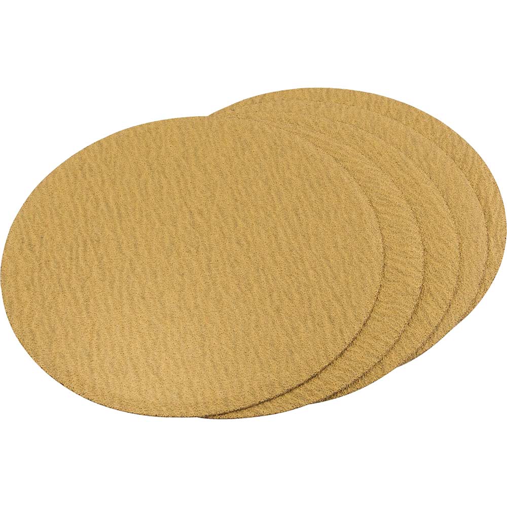 Draper 150Mm Aluminium Oxide Sanding Discs 150Mm Pack Of 5 80G