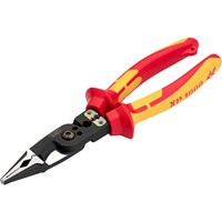 Draper XP1000 VDE Insulated Tethered 8 in 1 Installation Pliers Draper XP1000 VDE Insulated Tethered 8 in 1 Installation Pliers