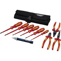 Draper 10 Piece XP1000 VDE Insulated Electrical Tool Kit Draper 10 Piece XP1000 VDE Insulated Electrical Tool Kit