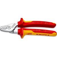 Knipex 95 16 VDE Insulated StepCut Cable Shears Knipex 95 16 VDE Insulated StepCut Cable Shears