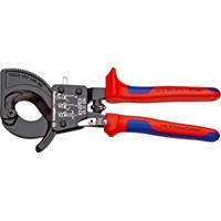 Knipex 95 31 VDE Insulated Ratchet Action Cable Cutter Knipex 95 31 VDE Insulated Ratchet Action Cable Cutter