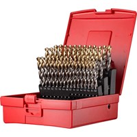 Dormer A095 No 203 41 Piece HSS TiN Coated 6mm-10mm By 0.1mm Drill Set