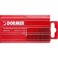 Dormer A191-31M 20 Piece HSS Jobber Drill Bit Set