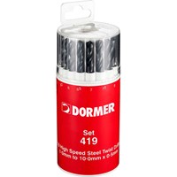 Dormer A191-419 19 Piece HSS Jobber Drill Bit Set Dormer A191-419 19 Piece HSS Jobber Drill Bit Set