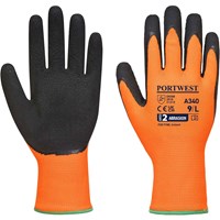 Portwest Latex Foam Hi Vis Grip Gloves Portwest Latex Foam Hi Vis Grip Gloves