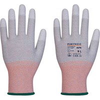 Portwest LR13 PU Fingertip Cut Resistant ESD Gloves Portwest LR13 PU Fingertip Cut Resistant ESD Gloves