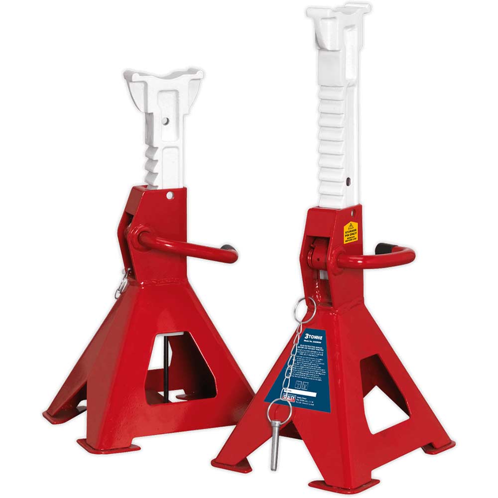Sealey Easy Action Ratchet Axle Stands Tonne Size 3