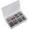 Sealey 160 Piece Stainless Steel O Clip Single Ear Assortment  Sealey 160 Piece Stainless Steel O Clip Single Ear Assortment