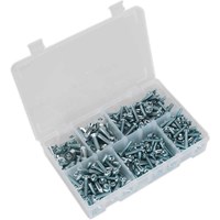 Sealey 264 Piece Countersunk and Pan Head Machine Screw Assortment