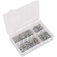 Sealey 1000 Piece Serrated Lock Washer Assortment Metric Sealey 1000 Piece Serrated Lock Washer Assortment Metric