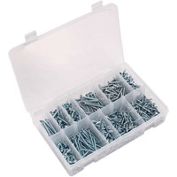 Sealey 600 Piece Countersunk Self Tapping Screw Assortment