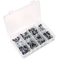 Sealey 200 Piece Black Anodised Rivet Assortment