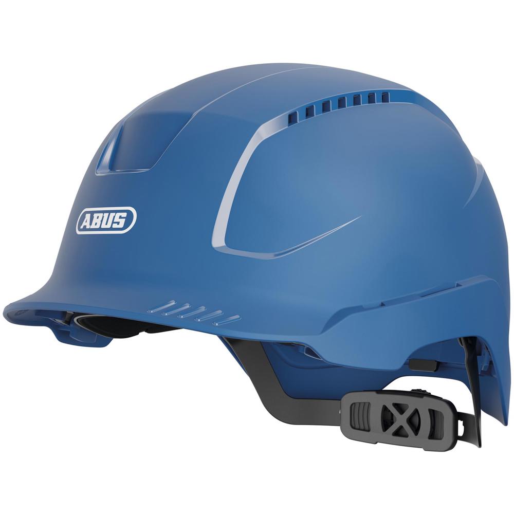 Abus SCATOR Vented Safety Helmet - Blue, Size 53-63cm Weight: 380g, Head size 53-63cm