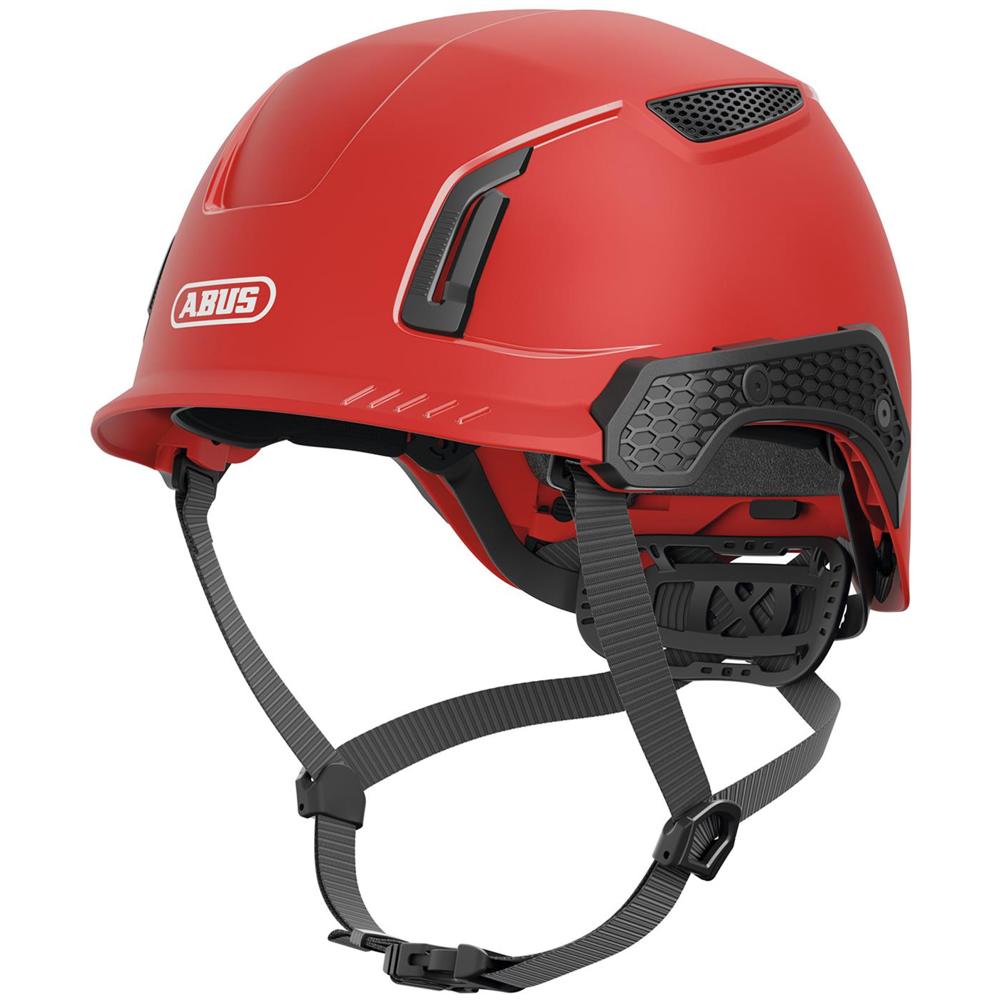 Abus Spector Vented Safety Helmet - Red, Size 53-63cm Weight: 487g, Head size 53-63cm