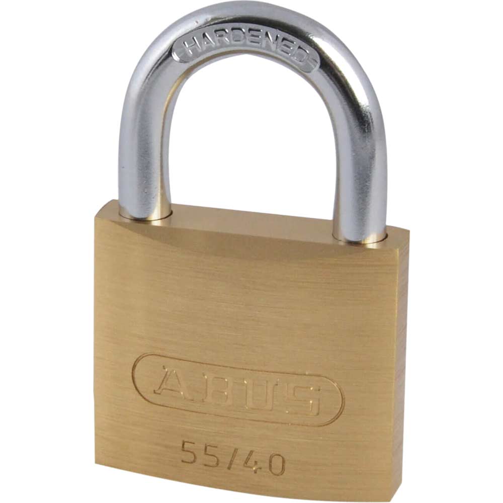 Abus 55 Series Basic Brass Padlock - 40mm Standard | Padlocks