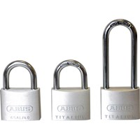 Abus 64TI Series Titalium Padlock Pack of 3 Keyed Alike Abus 64TI Series Titalium Padlock Pack of 3 Keyed Alike