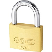Abus 65 Series Compact Brass Padlock Keyed Alike