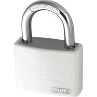 Abus T65AL Series Aluminium Padlock White Keyed Alike Abus T65AL Series Aluminium Padlock White Keyed Alike