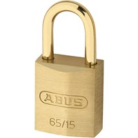 Abus 65 Series Brass Padlock With Brass Shackle Abus 65 Series Brass Padlock With Brass Shackle
