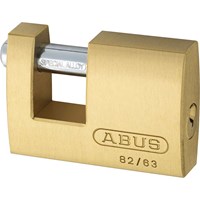 Abus 82 Series Monoblock Brass Shutter Padlock Keyed Alike Abus 82 Series Monoblock Brass Shutter Padlock Keyed Alike