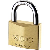 Abus 65 Series Compact Brass Padlock Master Keyed Abus 65 Series Compact Brass Padlock Master Keyed