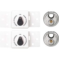 Abus 141 Series Integral Van Lock and 26 Series Diskus Padlock Abus 141 Series Integral Van Lock and 26 Series Diskus Padlock