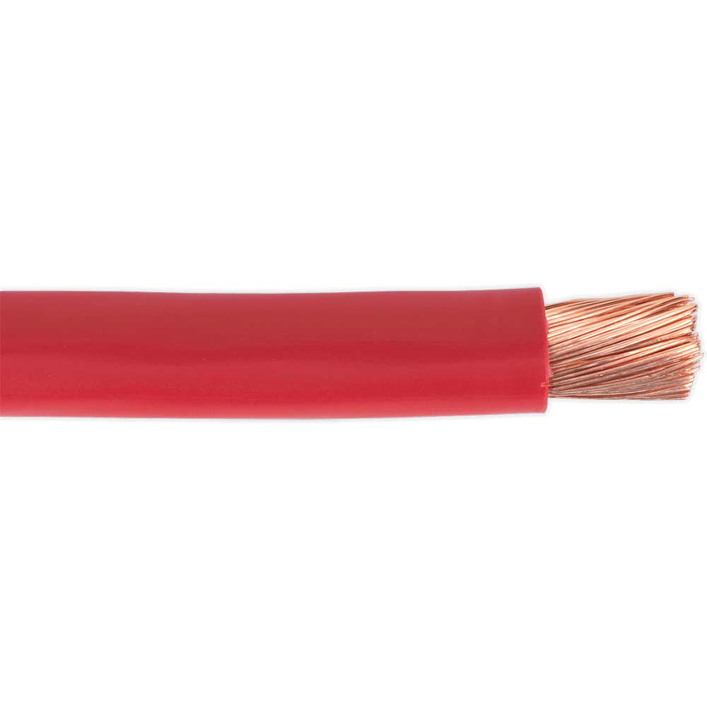Sealey Red Single Core 300A Automotive Battery Starter Cable 10M