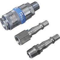 Sealey 3 Piece 1/4" BSP Air Tool Coupling Kit
