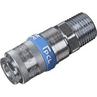Sealey Slim Vertex Air Line Fitting BSPT Male Thread