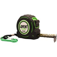Advent Recycled Tape Measure and Carabiner Clip 