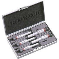 Facom AEFP.J1 Micro Tech 5 Piece Precision Phillips Screwdriver Set