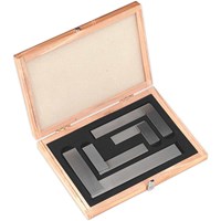 Sealey 4 Piece Precision Steel Square Set Sealey 4 Piece Precision Steel Square Set