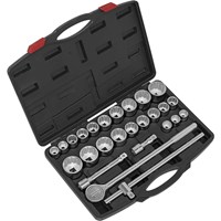Sealey 26 Piece 3/4" Drive Bi Hexagon Socket Set Sealey 26 Piece 3/4" Drive Bi Hexagon Socket Set